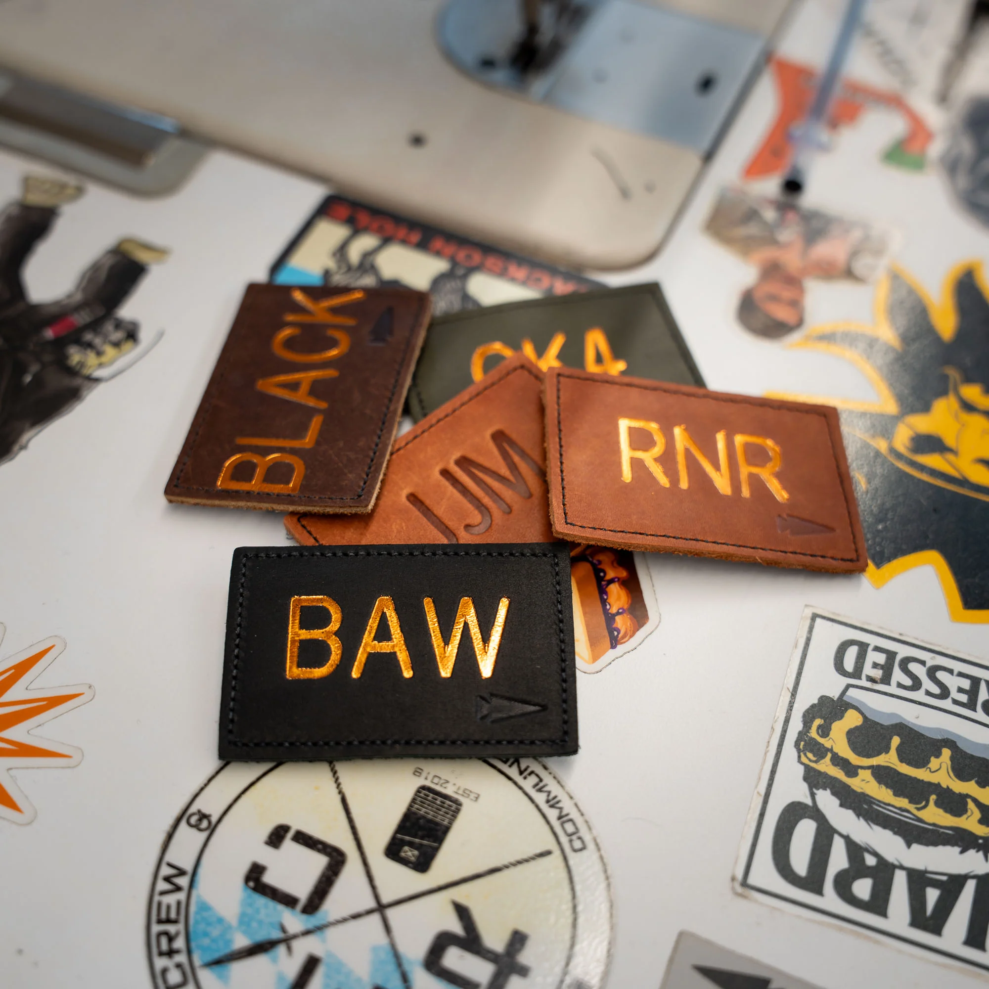 Patch  - Custom Leather Monogram - Image 4